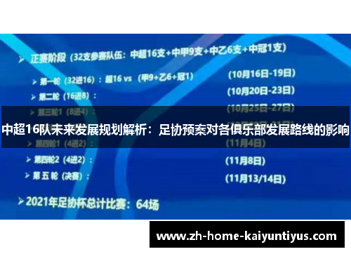 中超16队未来发展规划解析：足协预案对各俱乐部发展路线的影响